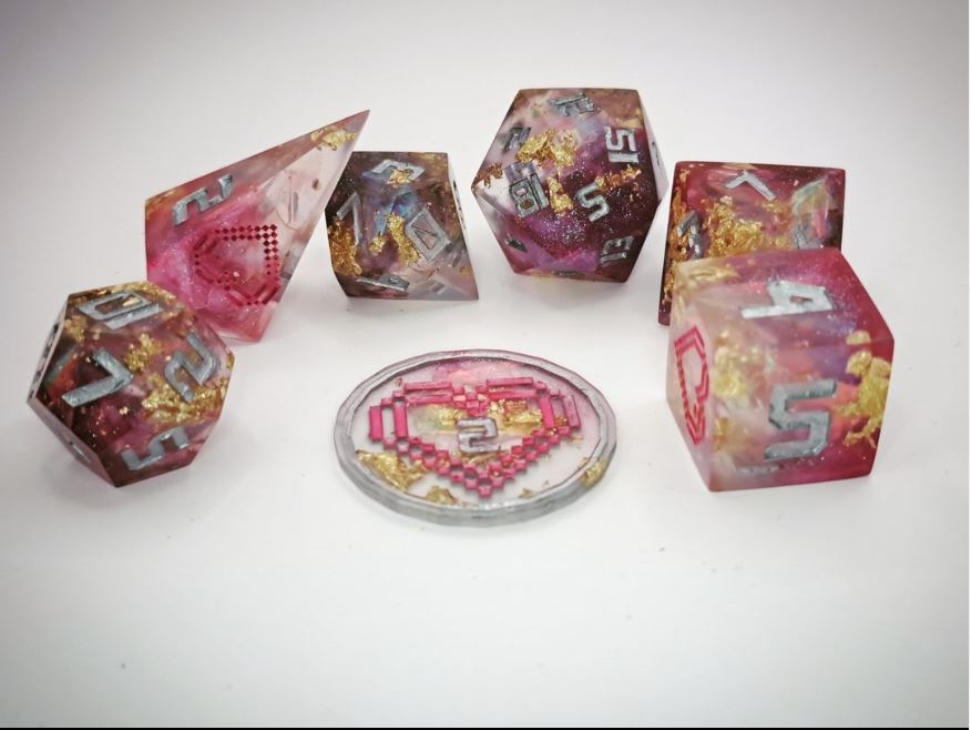 Lost Nebula 7-Piece Dice Set