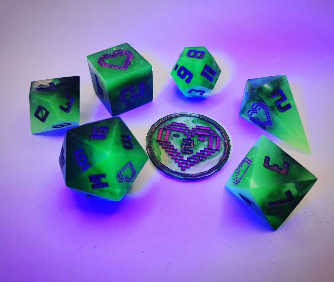 Mystic Forest Zone 7-Piece Dice Set