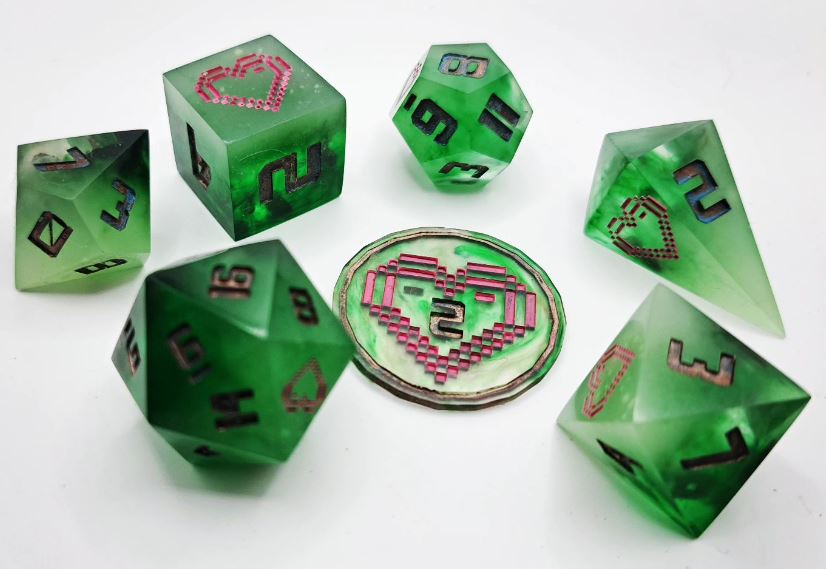 Mystic Forest Zone 7-Piece Dice Set